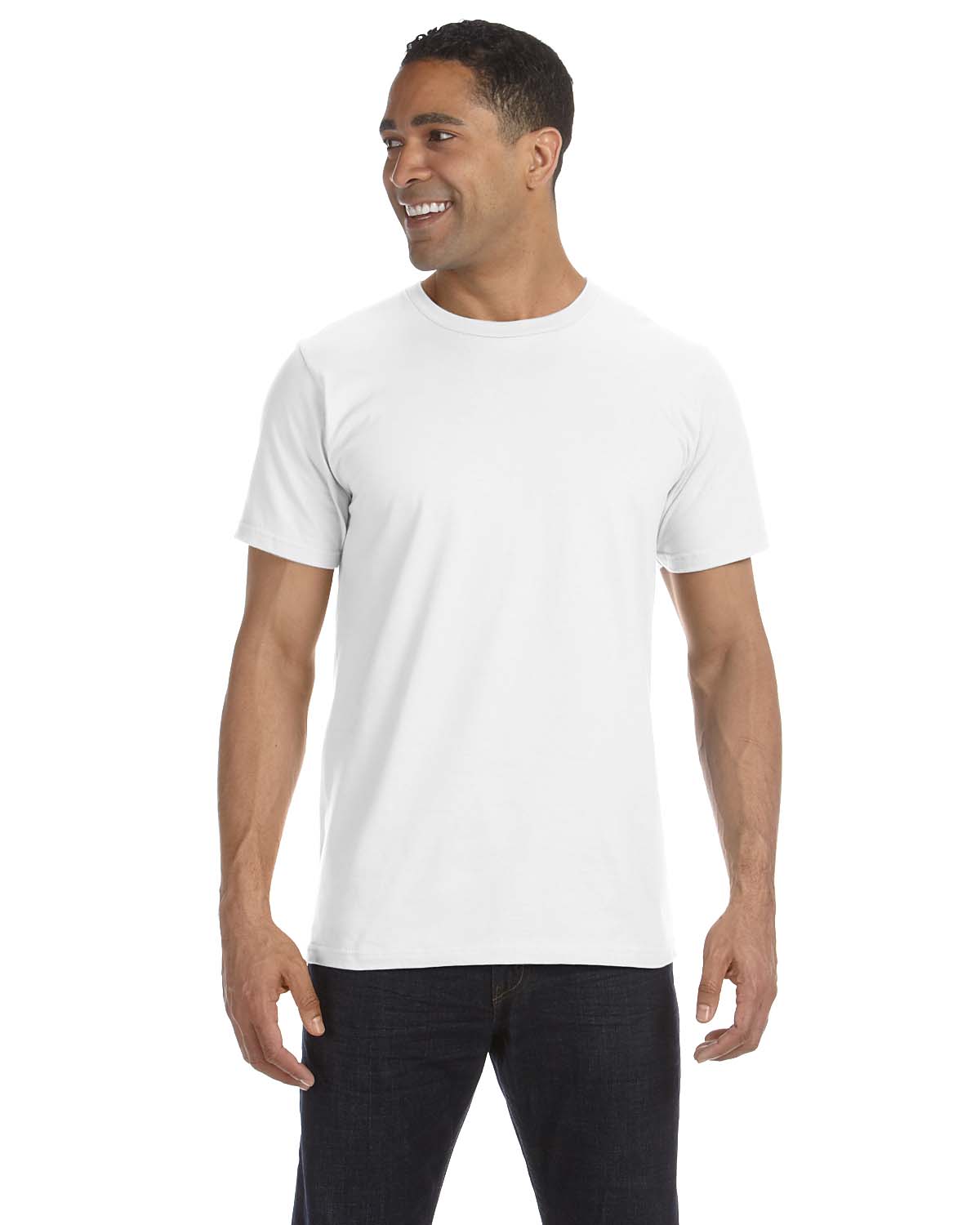 NEW Anvil Mens 100% Organic Cotton Lightweight BIG SIZE 2XL-3XL T-Shirt ...
