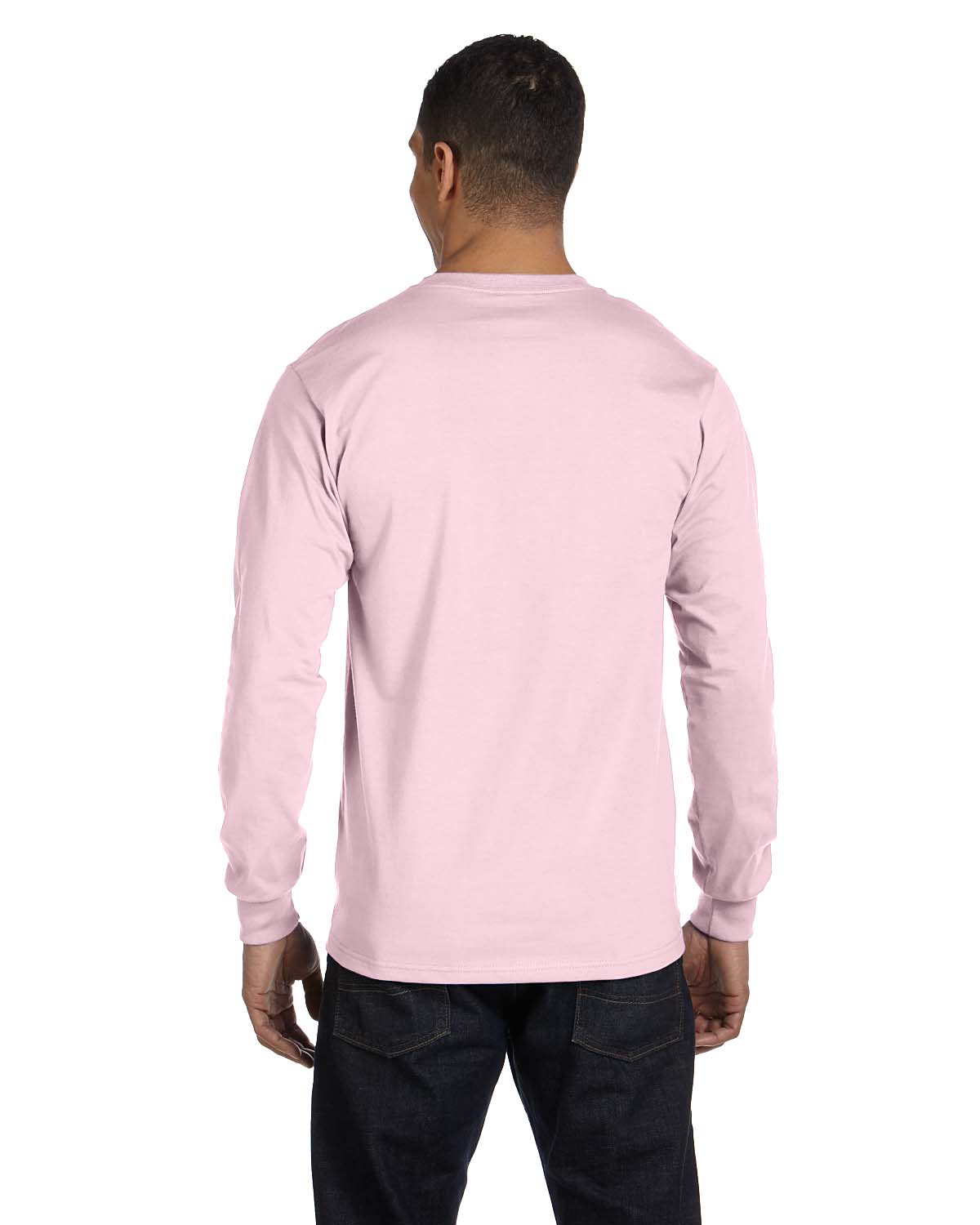 NEW Hanes 6.1 oz 100% Cotton Long-Sleeve Beefy-T S-3XL T-Shirt M-5186 - Picture 45 of 61