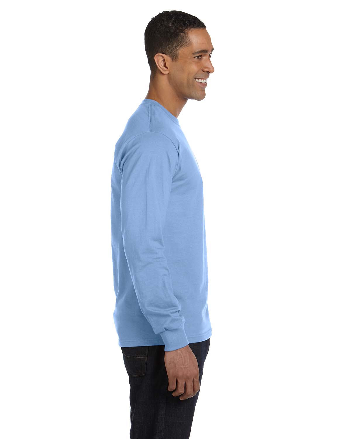 NEW Hanes 6.1 oz 100% Cotton Long-Sleeve Beefy-T S-3XL T-Shirt M-5186 - Picture 28 of 61