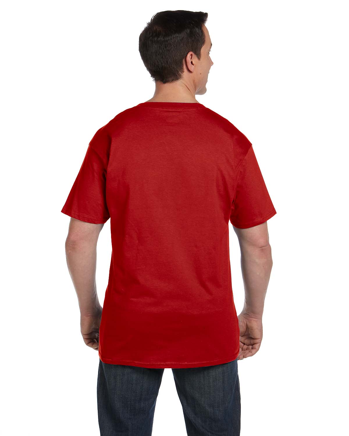 Hanes Mens Pocket T-Shirt 100% Heavy Cotton 6.1 Oz Beefy T Big 2XL-3XL ...