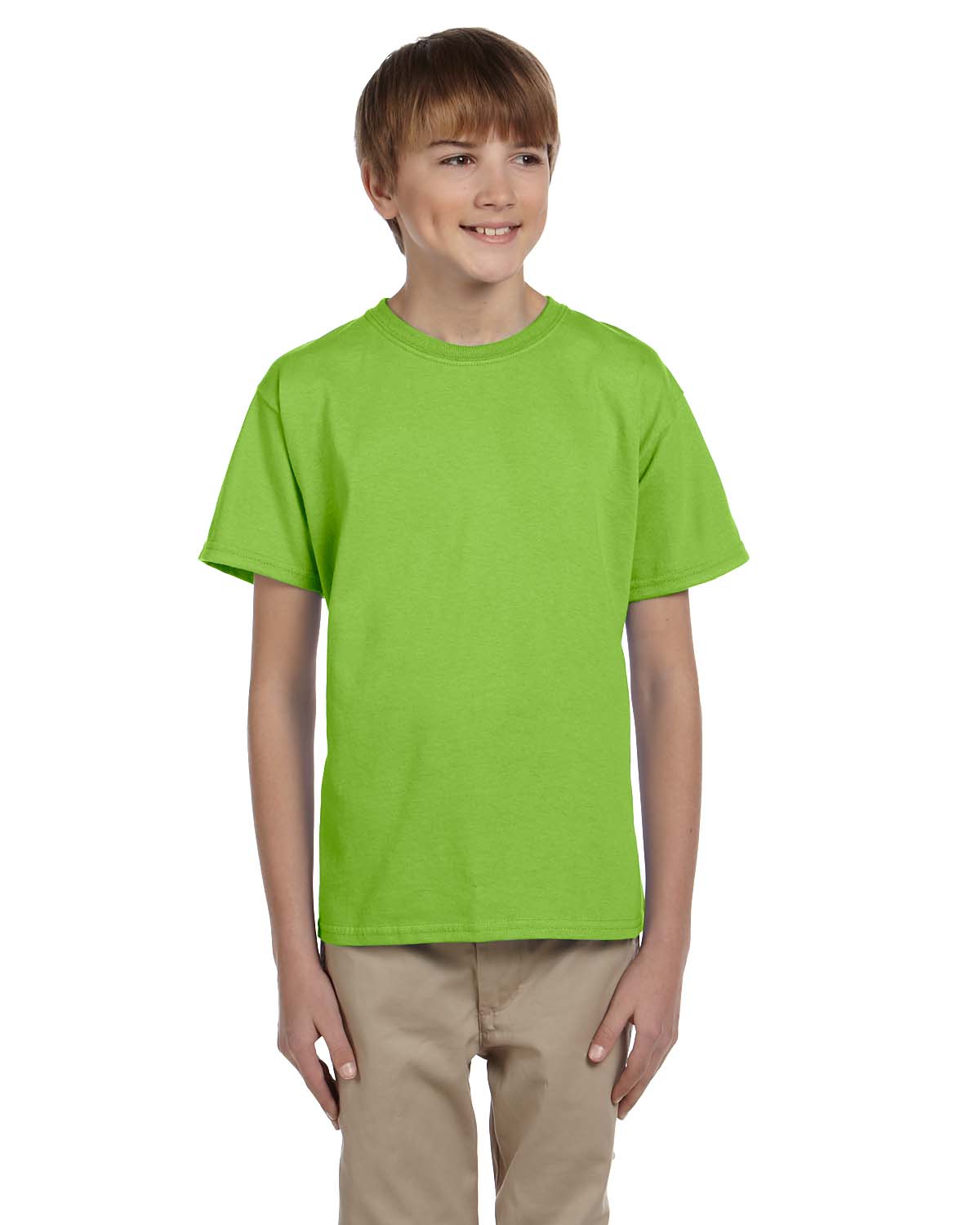 Hanes Youth Boys & Girls ComfortBlend EcoSmart XS-XL T Shirts M-5370 - Picture 41 of 70