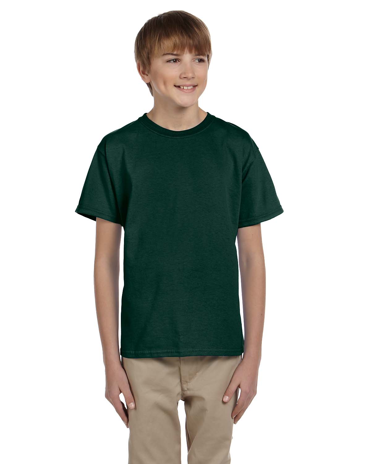 Hanes Youth Boys & Girls ComfortBlend EcoSmart XS-XL T Shirts M-5370 - Picture 17 of 70