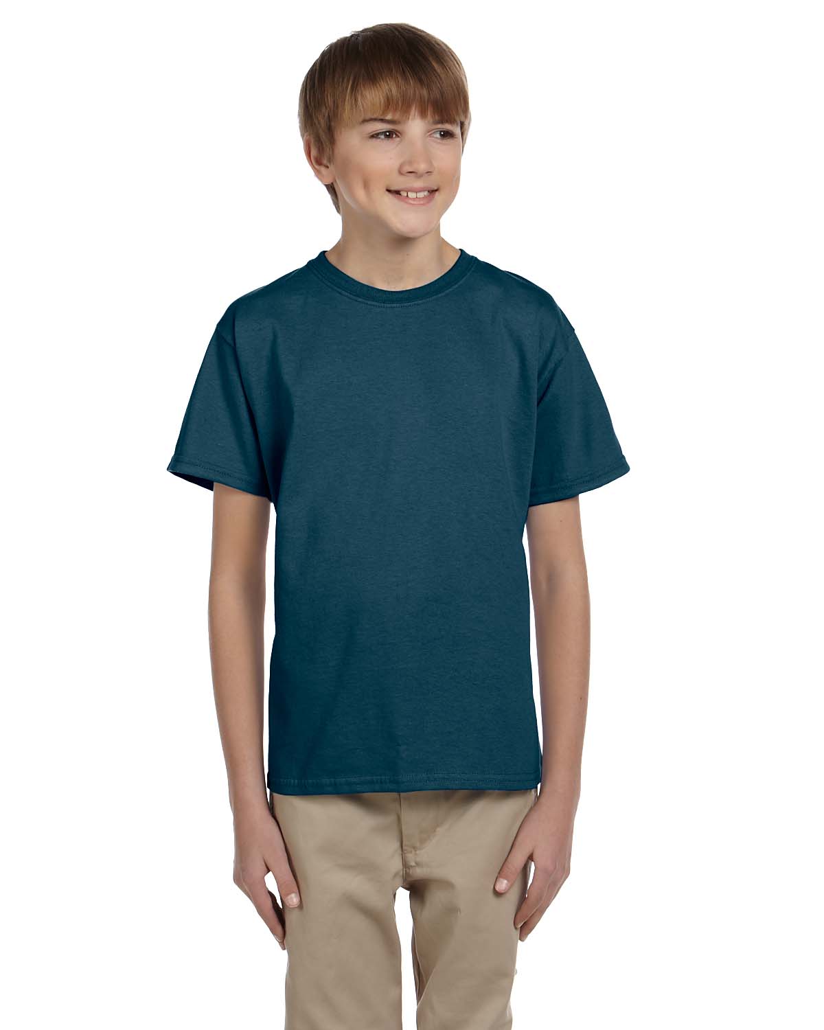 Hanes Youth Boys & Girls ComfortBlend EcoSmart XS-XL T Shirts M-5370 - Picture 26 of 70