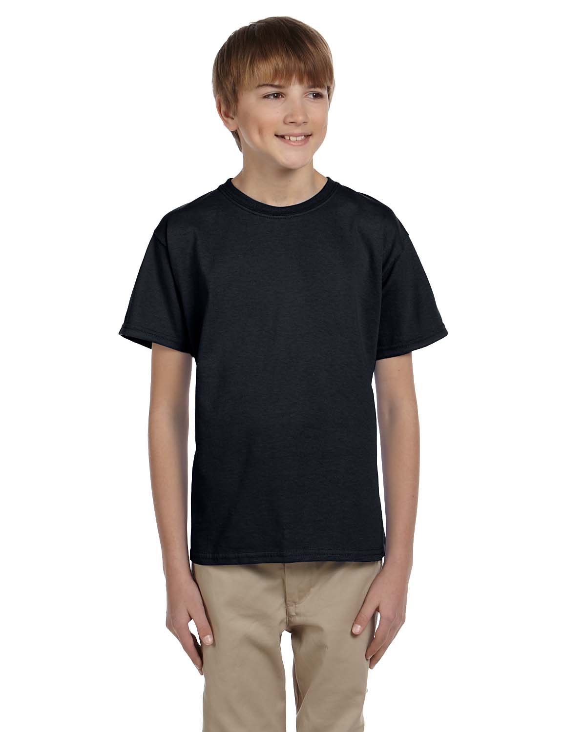 Hanes Youth Boys & Girls ComfortBlend EcoSmart XS-XL T Shirts M-5370 - Picture 8 of 70