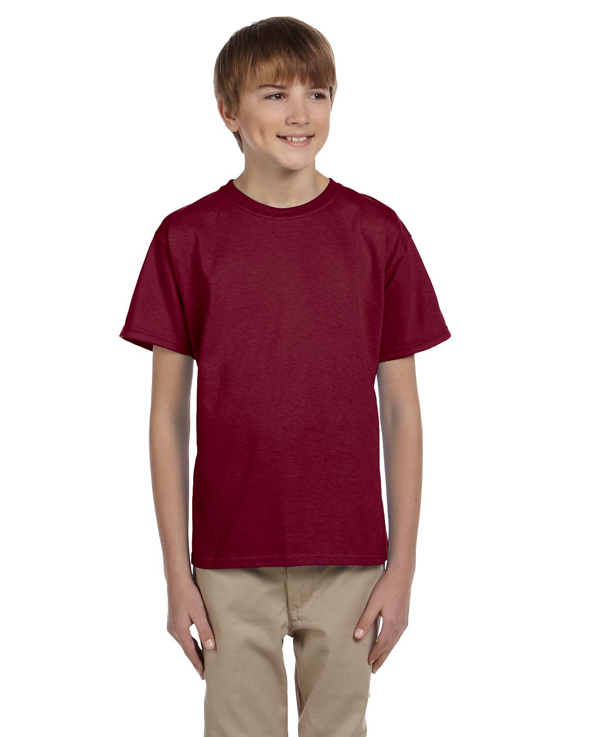 Hanes Youth Boys & Girls ComfortBlend EcoSmart XS-XL T Shirts M-5370 - Picture 11 of 70