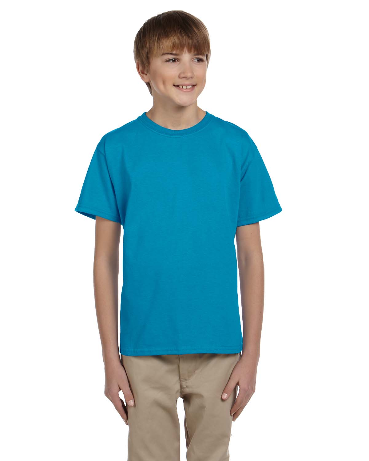 Hanes Youth Boys & Girls ComfortBlend EcoSmart XS-XL T Shirts M-5370 - Picture 65 of 70