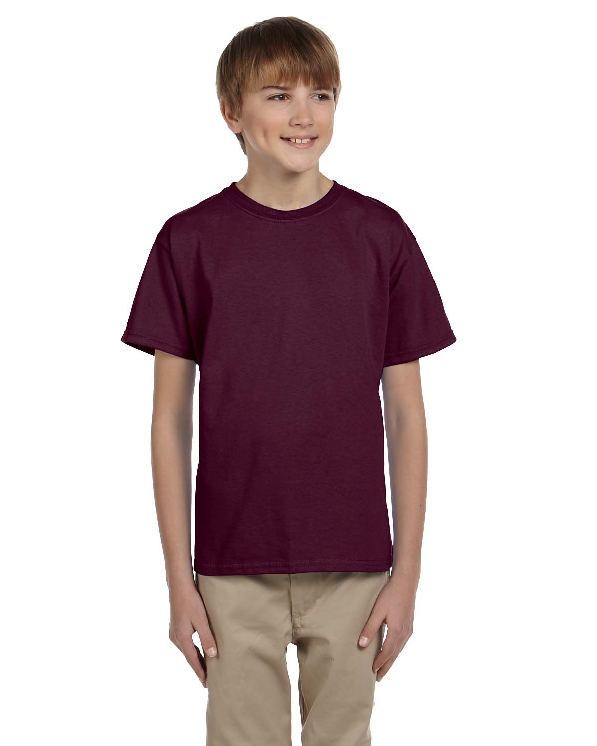 Hanes Youth Boys & Girls ComfortBlend EcoSmart XS-XL T Shirts M-5370 - Picture 44 of 70