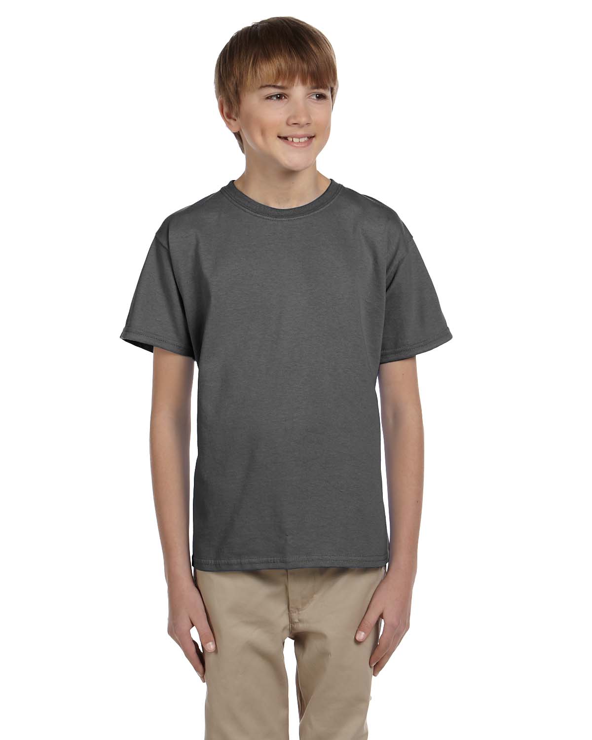 Hanes Youth Boys & Girls ComfortBlend EcoSmart XS-XL T Shirts M-5370 - Picture 62 of 70
