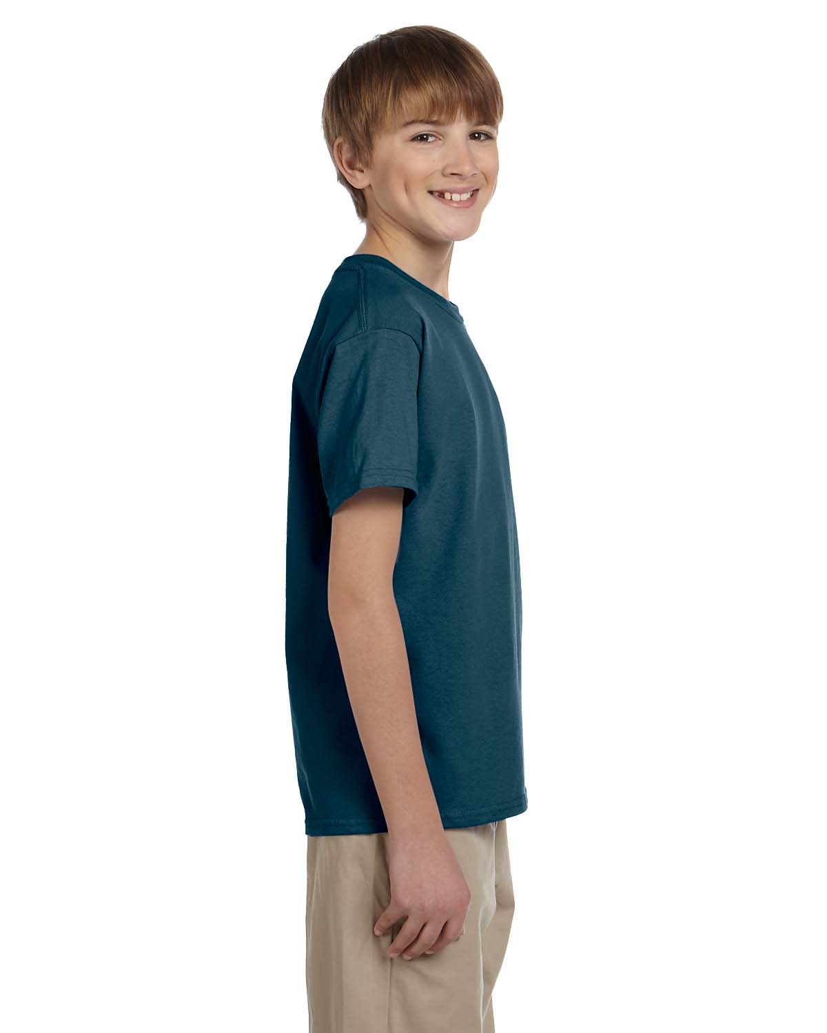 Hanes Youth Boys & Girls ComfortBlend EcoSmart XS-XL T Shirts M-5370 - Picture 28 of 70