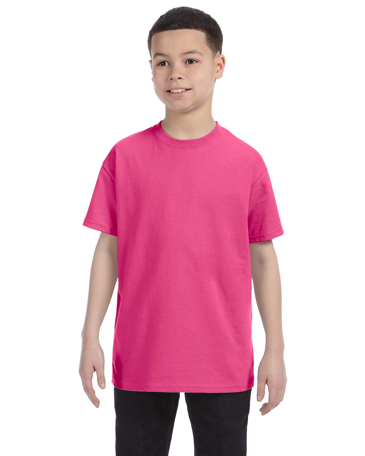 Hanes Youth 100% Cotton Heavy Authentic-T T-Shirt M-54500 - Picture 65 of 70