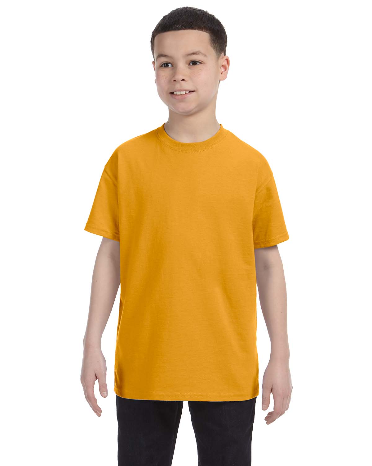Hanes Youth 100% Cotton Heavy Authentic-T T-Shirt M-54500 - Picture 23 of 70