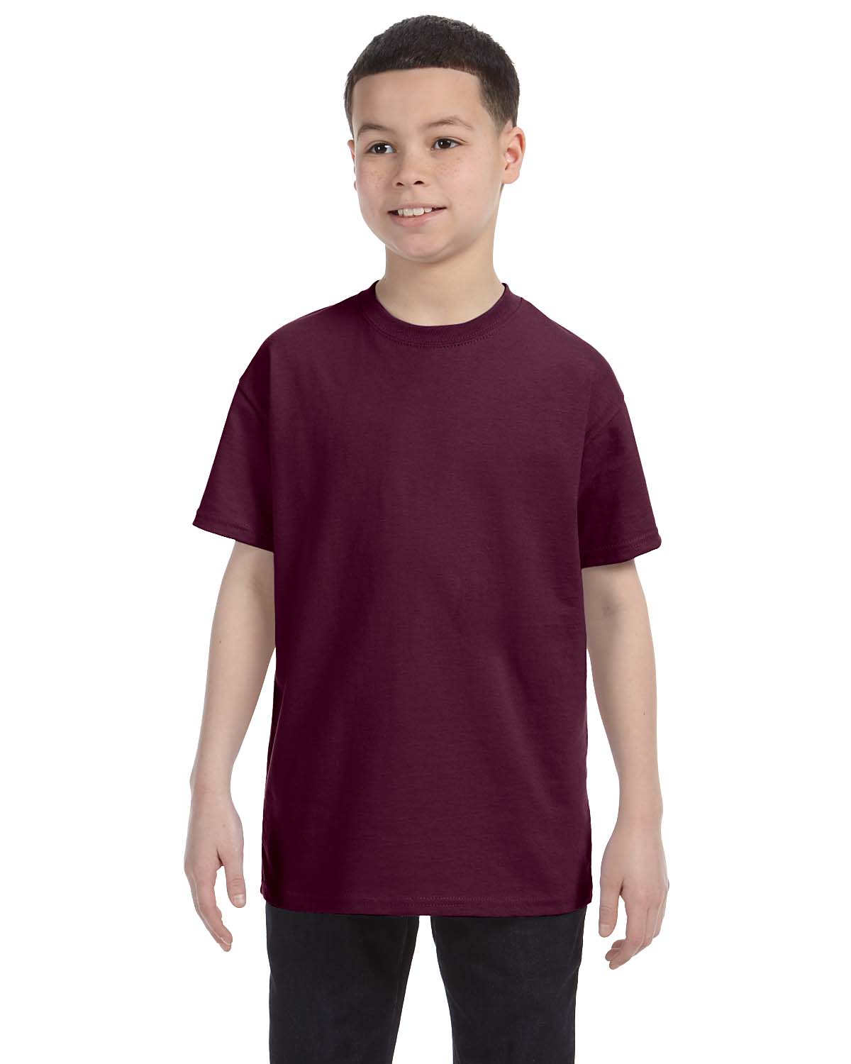 Hanes Youth 100% Cotton Heavy Authentic-T T-Shirt M-54500 - Picture 38 of 70