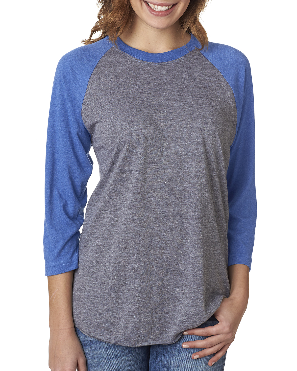 NEW Next Level Premium Unisex Triblend 3/4-Sleeve Raglan XS-2XL T-Shirt M-6051