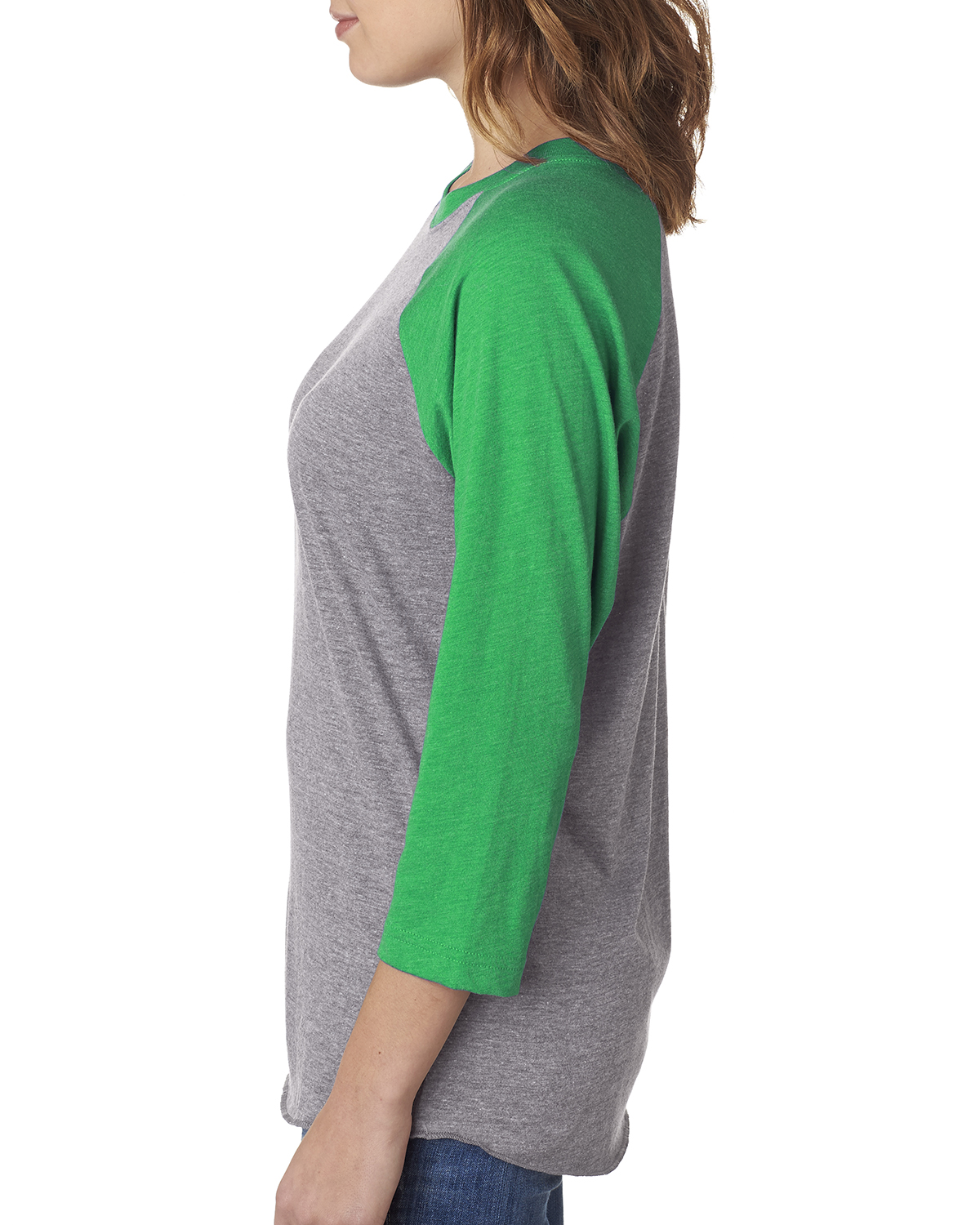 NEW Next Level Premium Unisex Triblend 3/4-Sleeve Raglan XS-2XL T-Shirt M-6051