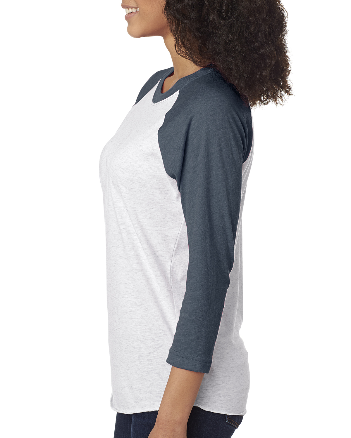 NEW Next Level Premium Unisex Triblend 3/4-Sleeve Raglan XS-2XL T-Shirt M-6051