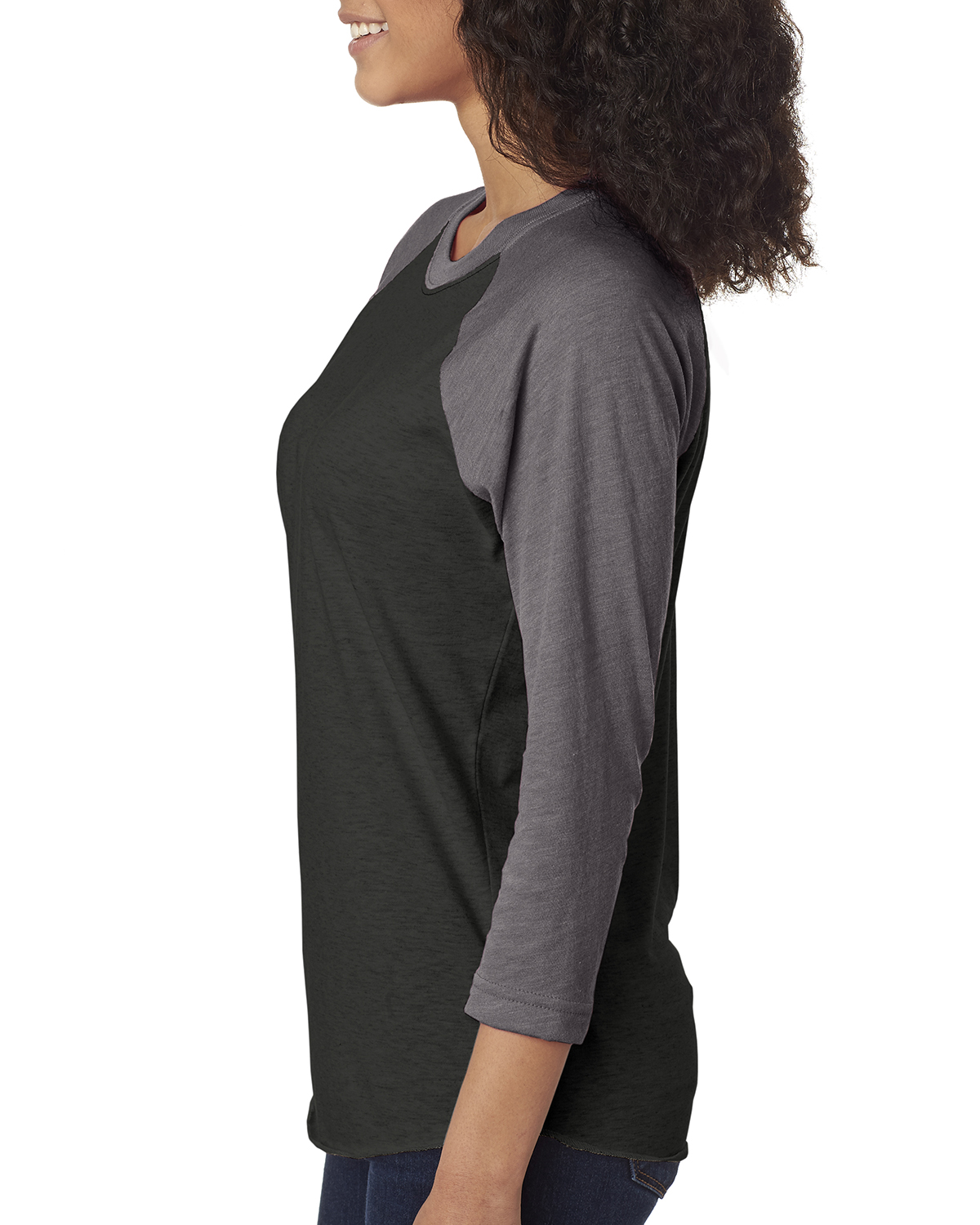 NEW Next Level Premium Unisex Triblend 3/4-Sleeve Raglan XS-2XL T-Shirt M-6051