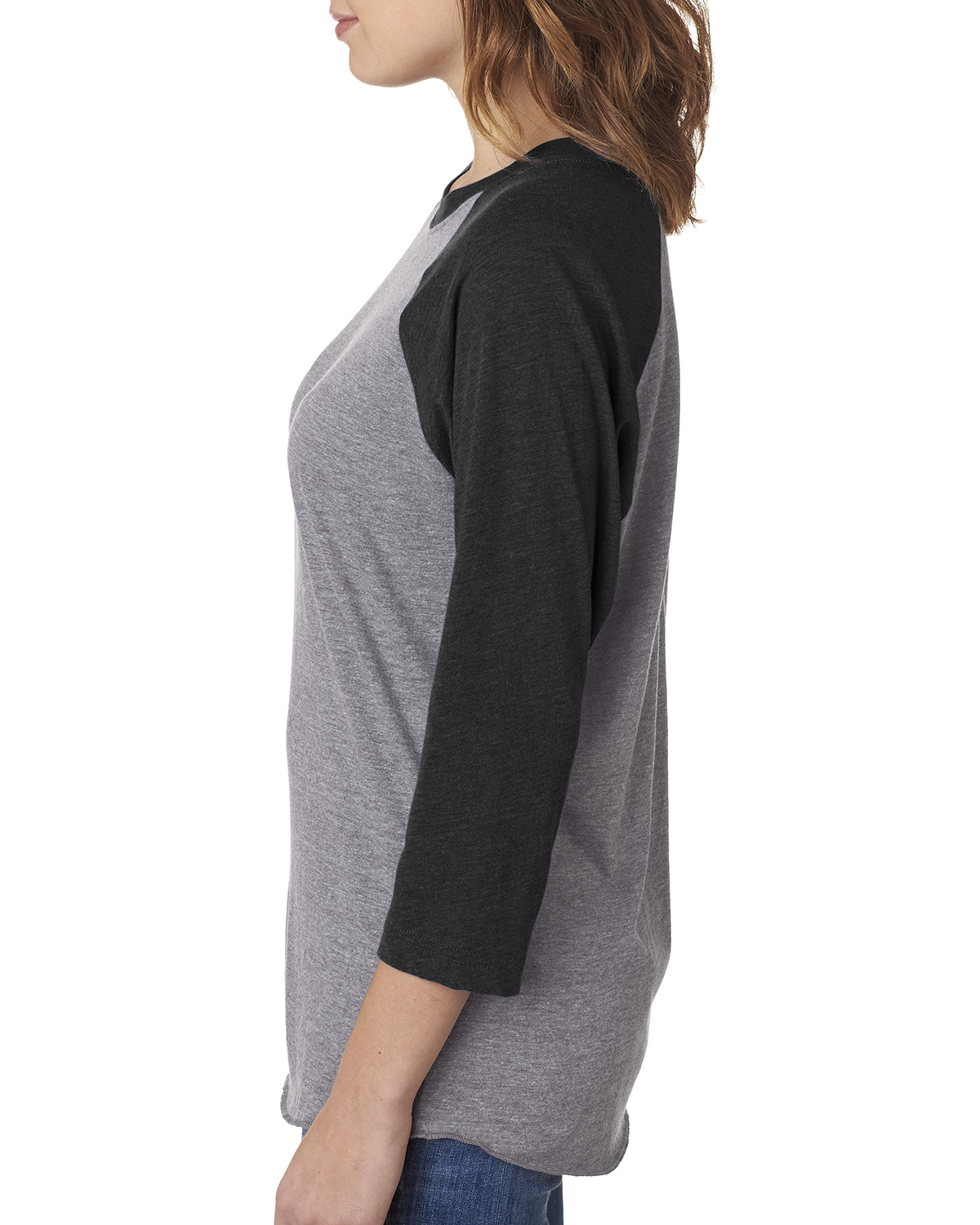 NEW Next Level Premium Unisex Triblend 3/4-Sleeve Raglan XS-2XL T-Shirt M-6051