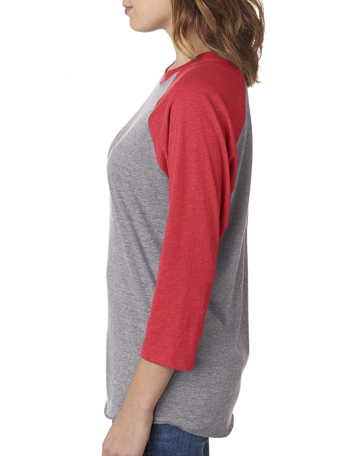 NEW Next Level Premium Unisex Triblend 3/4-Sleeve Raglan XS-2XL T-Shirt M-6051