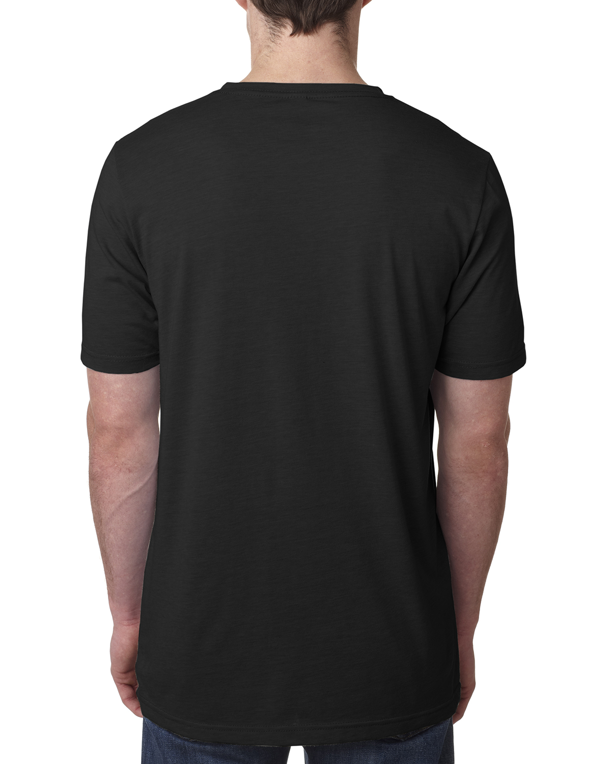 Next Level Men's PLAIN Poly/Cotton Short Sleeve Crew Neck TShirt M