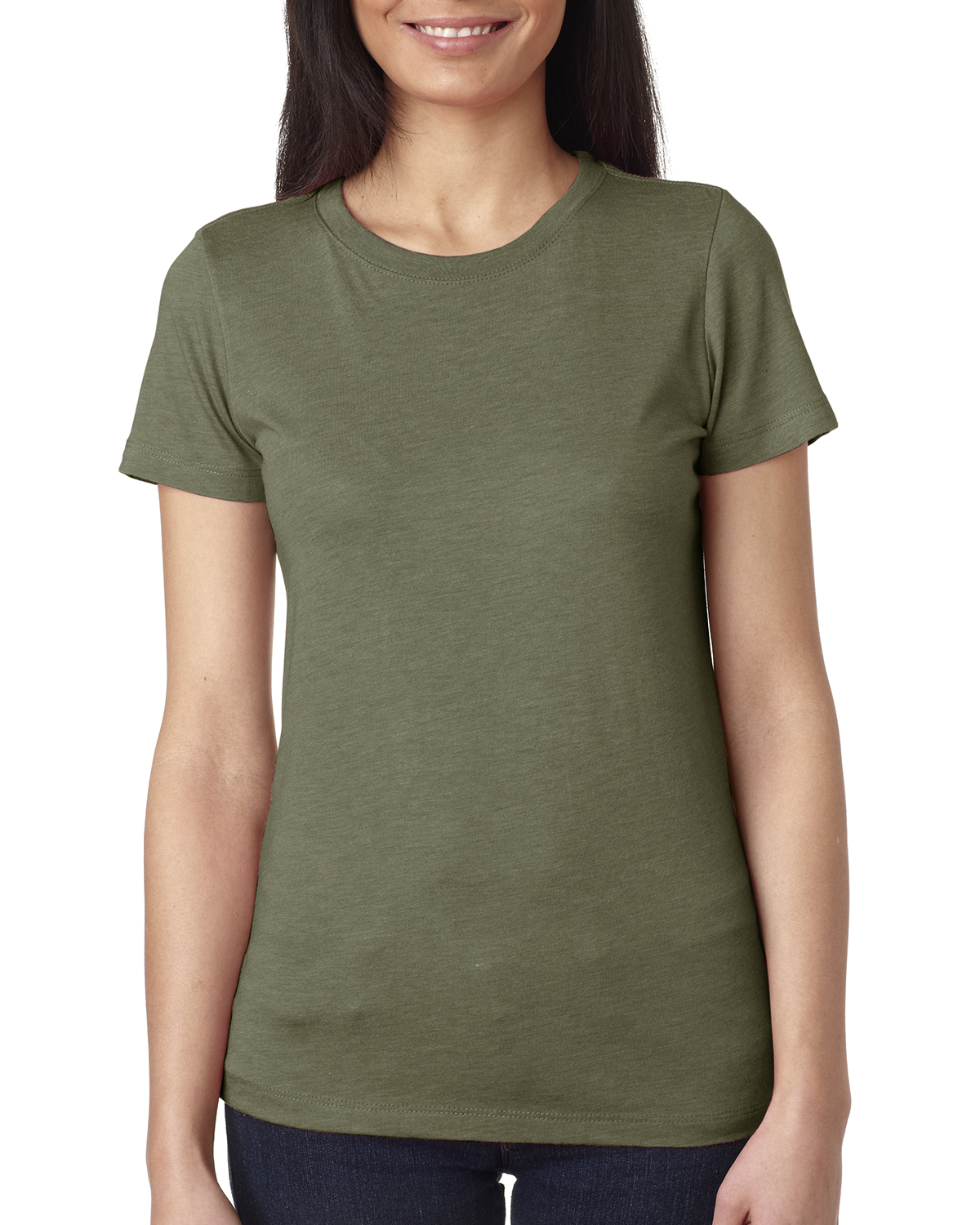 Next Level Women's Short Sleeve Triblend Crew Neck S-2XL T-Shirt M-6710 - Picture 11 of 46