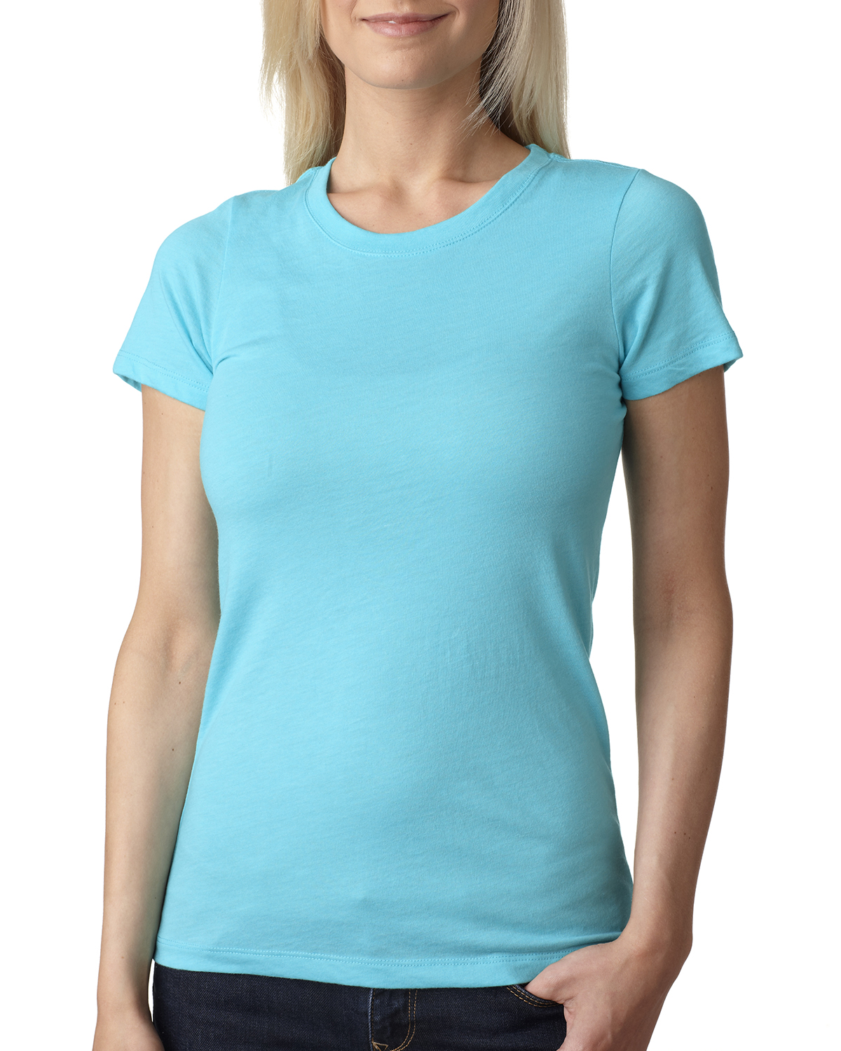 Next Level Women's Short Sleeve Triblend Crew Neck S-2XL T-Shirt M-6710 - Picture 17 of 46