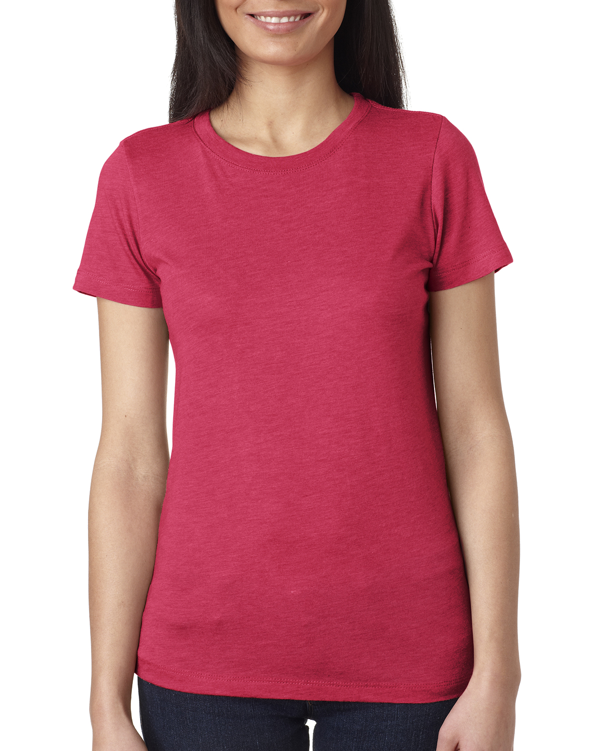 Next Level Women's Short Sleeve Triblend Crew Neck S-2XL T-Shirt M-6710 - Picture 41 of 46
