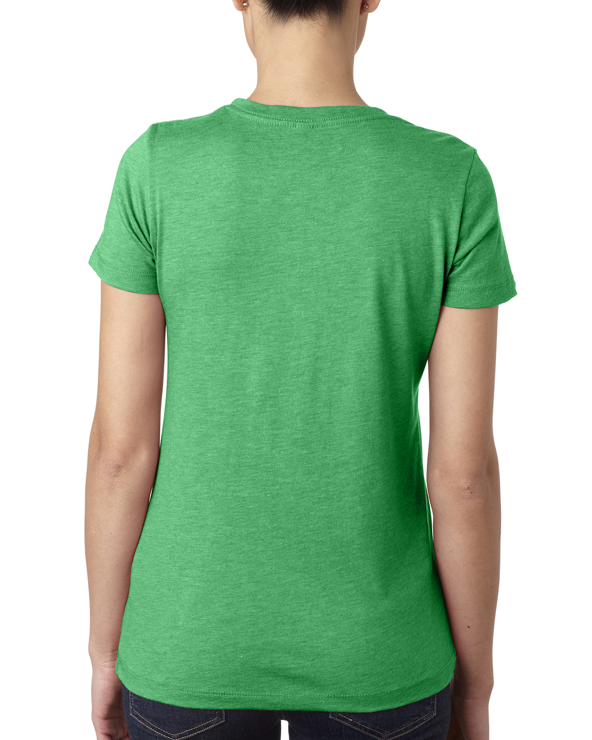 Next Level Women's Short Sleeve Triblend Crew Neck S-2XL T-Shirt M-6710 - Picture 3 of 46