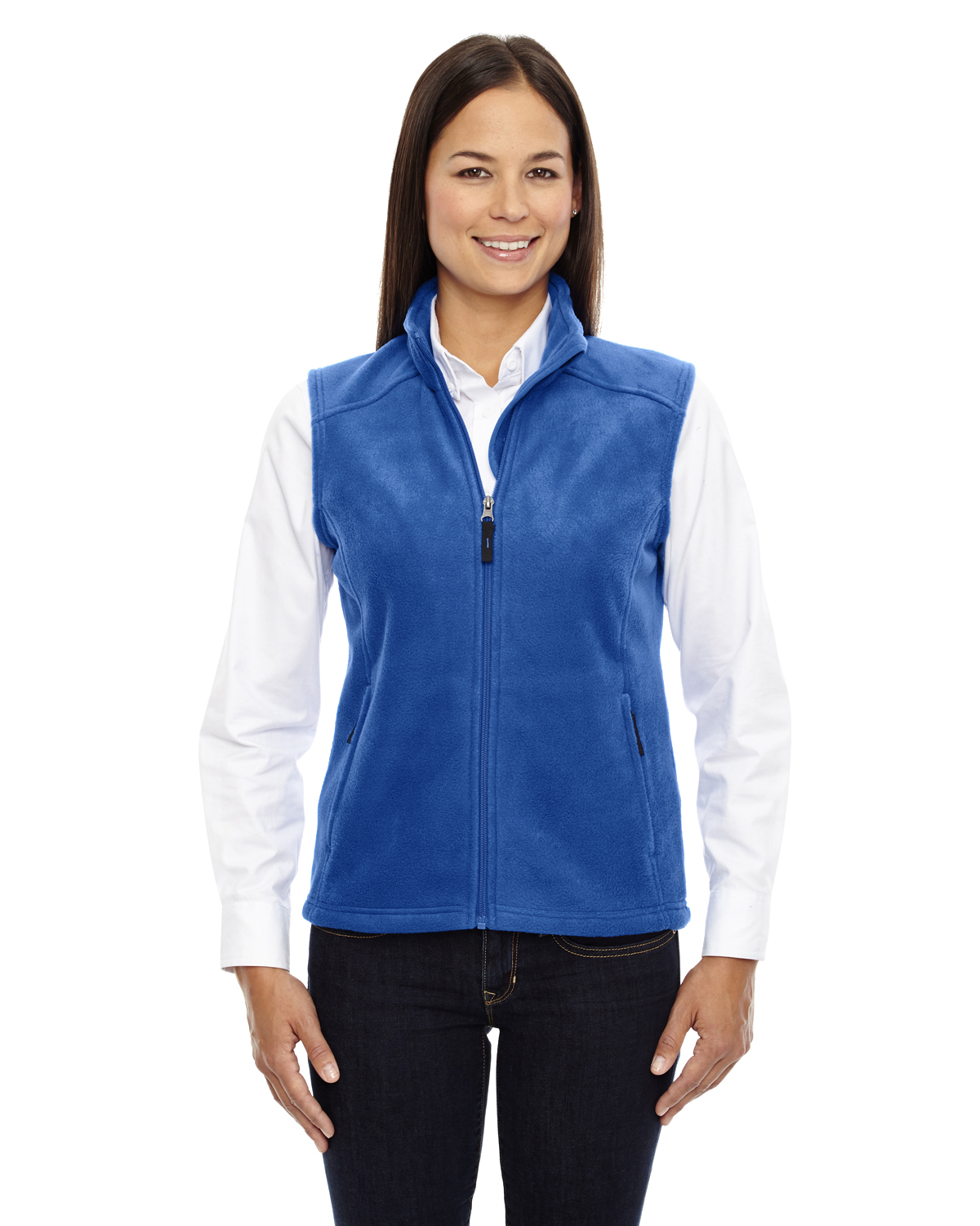 NEW Core 365 Women's Premium Zip Pockets 100% Polyester 3XL Fleece Vest B-78191 - Picture 26 of 28
