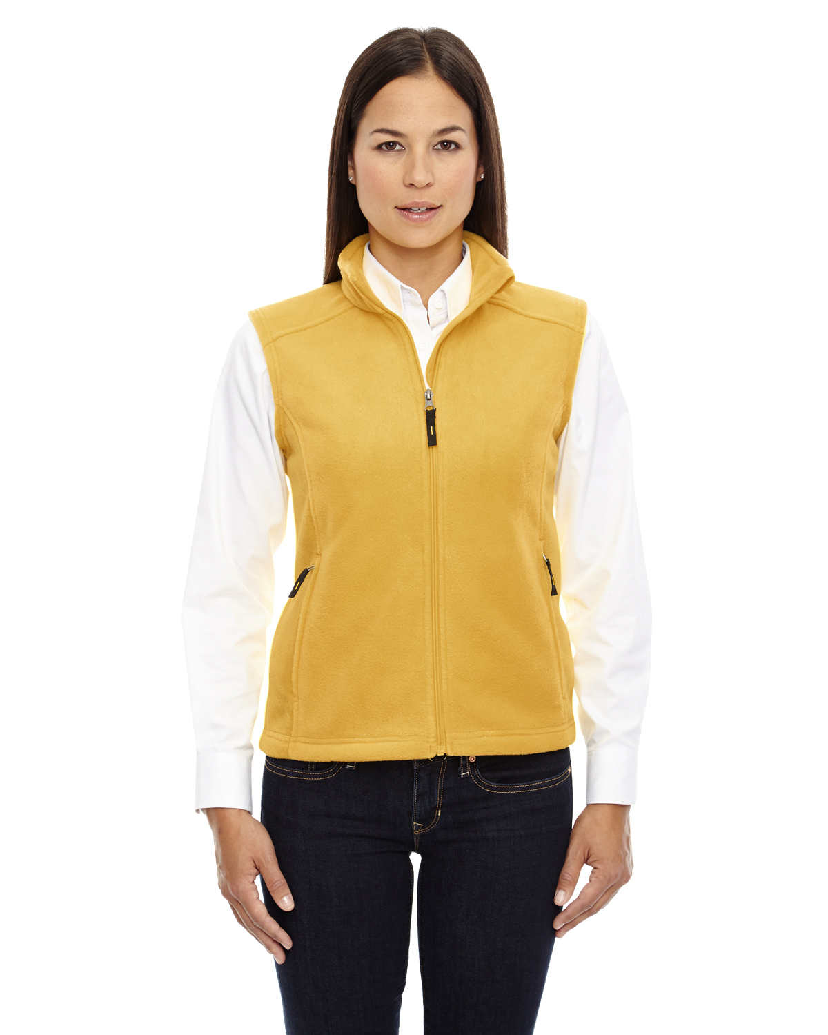 NEW Core 365 Women's Premium Zip Pockets 100% Polyester 3XL Fleece Vest B-78191 - Picture 8 of 28