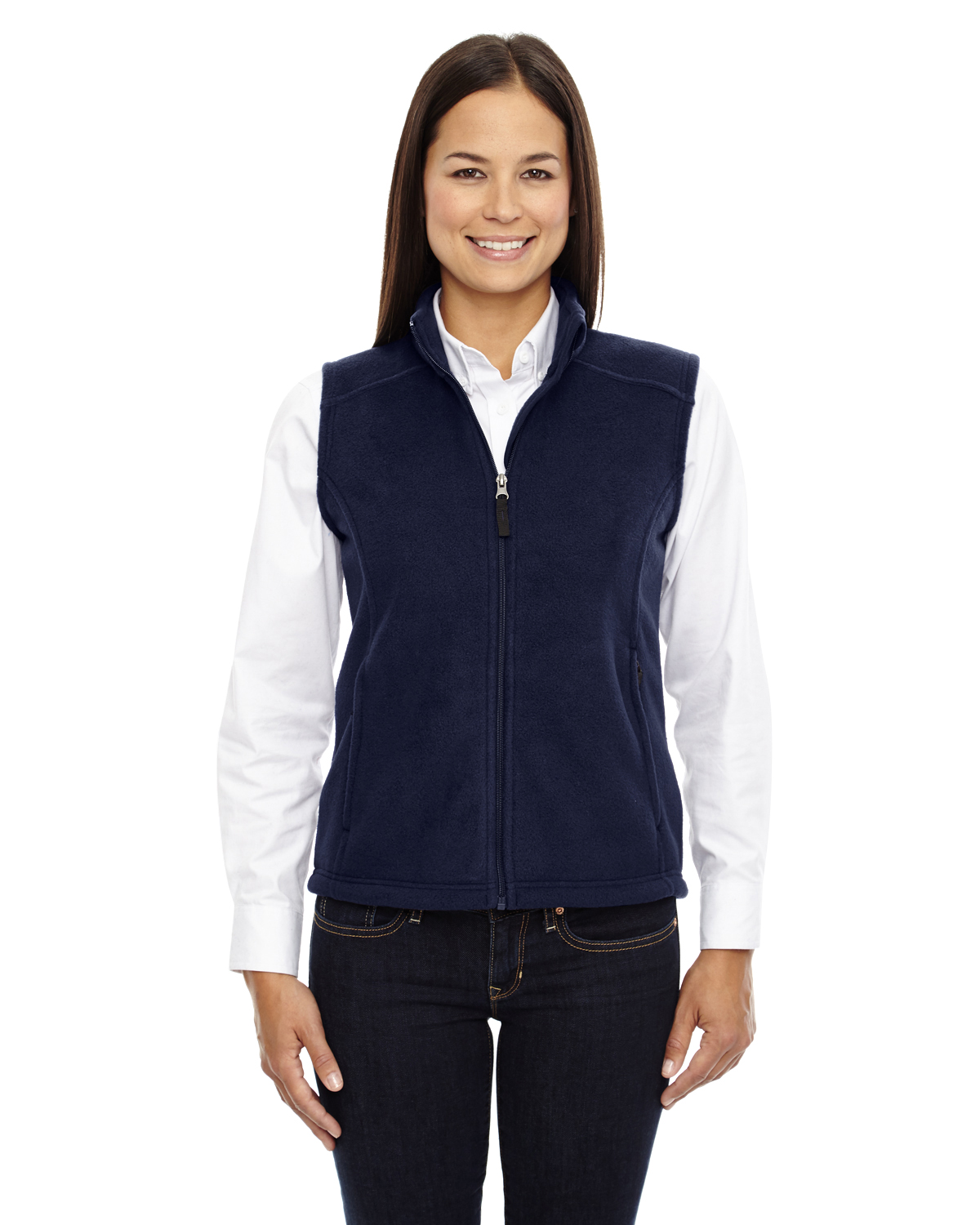 NEW Core 365 Women's Premium Zip Pockets 100% Polyester 3XL Fleece Vest B-78191 - Picture 14 of 28
