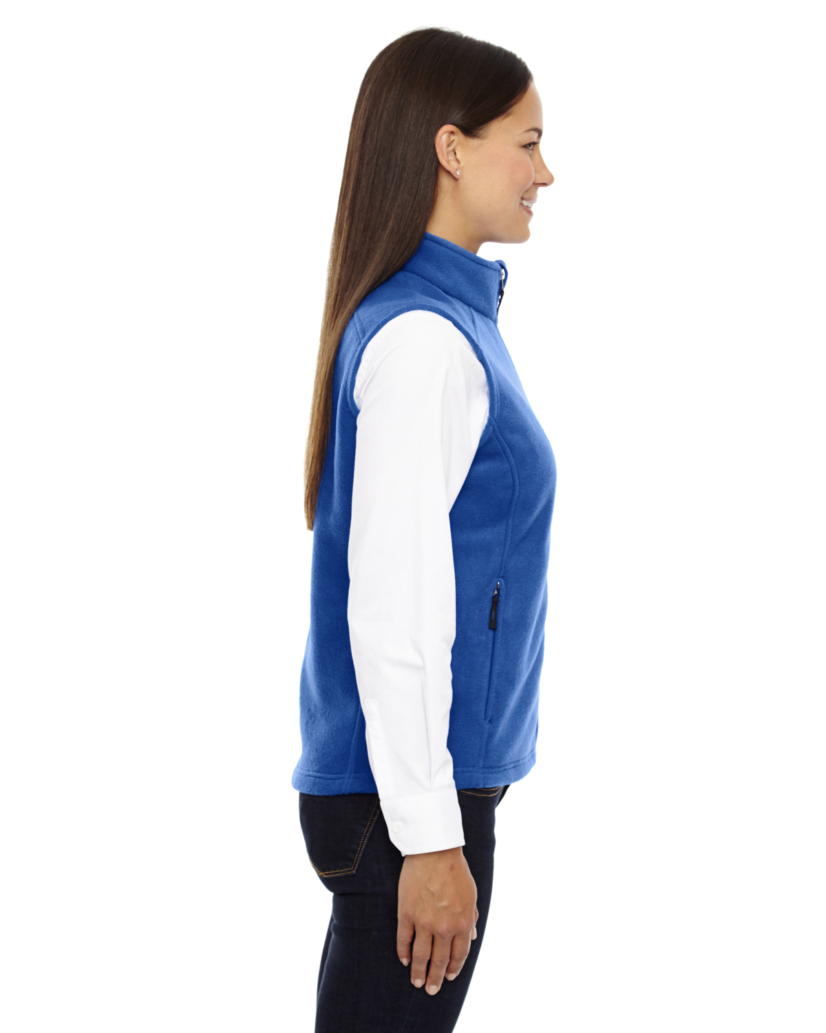 NEW Core 365 Women's Premium Zip Pockets 100% Polyester 3XL Fleece Vest B-78191 - Picture 28 of 28