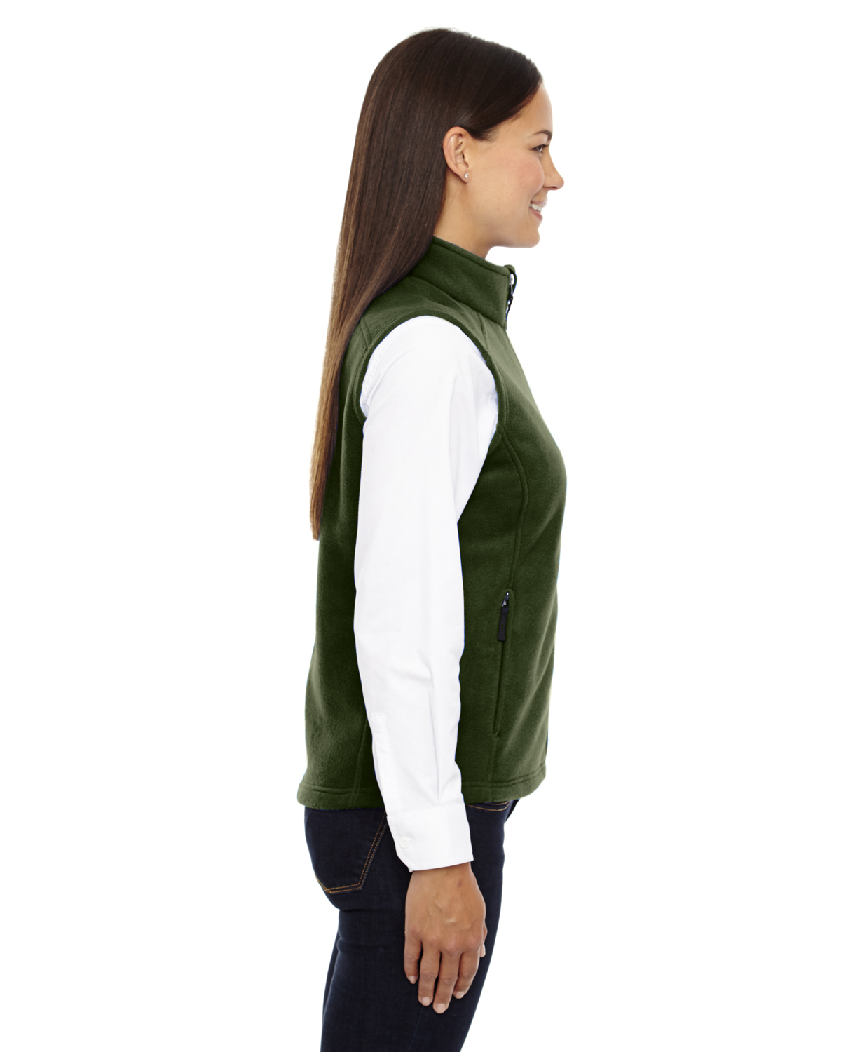 NEW Core 365 Women's Premium Zip Pockets 100% Polyester 3XL Fleece Vest B-78191 - Picture 22 of 28