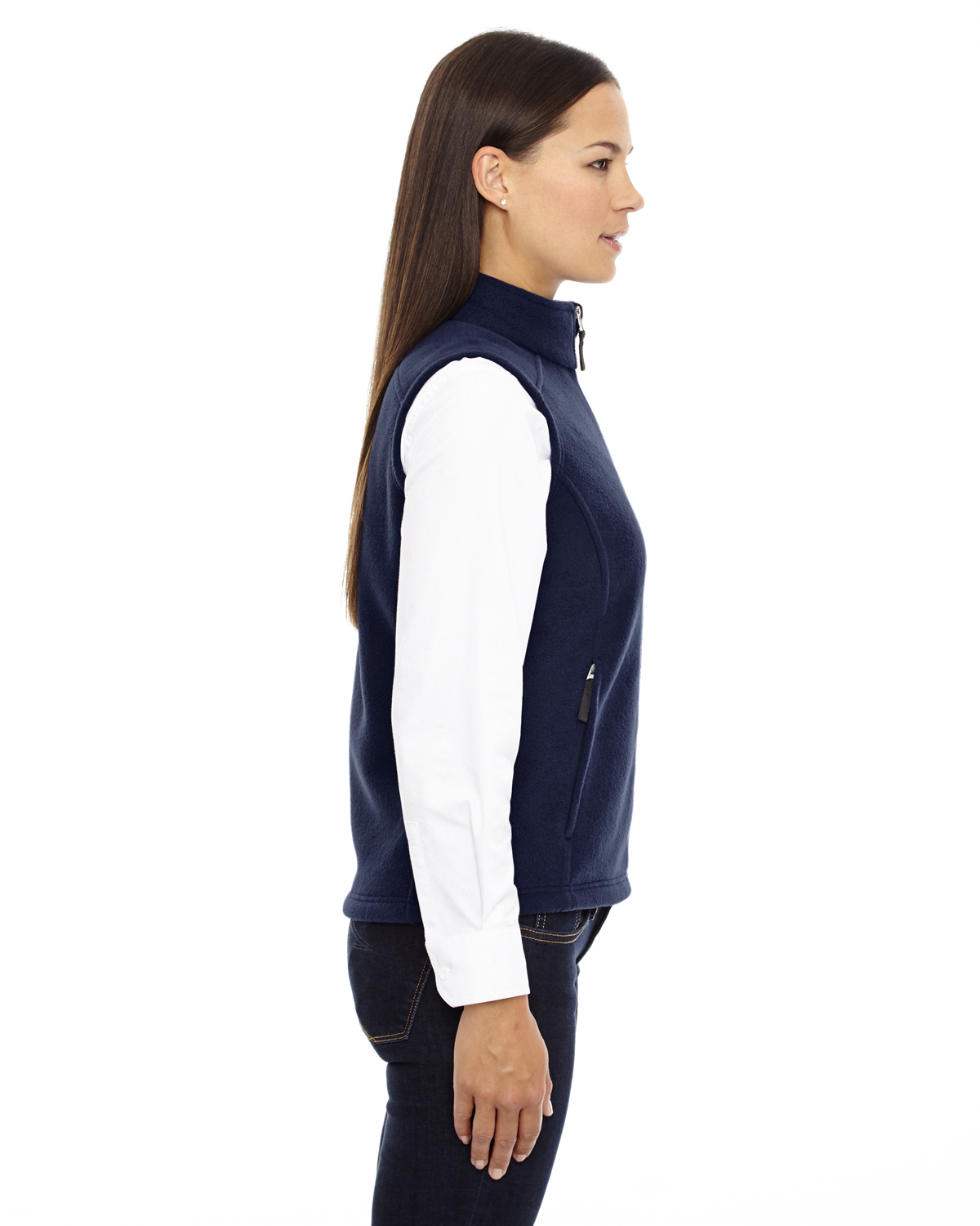 NEW Core 365 Women's Premium Zip Pockets 100% Polyester 3XL Fleece Vest B-78191 - Picture 16 of 28