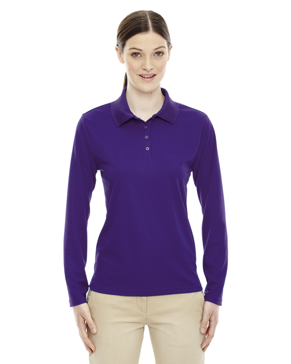Core 365 Womens UV Protect Performance Long Sleeve Piqué 3XL Polo Shirt B-78192 - Picture 11 of 31
