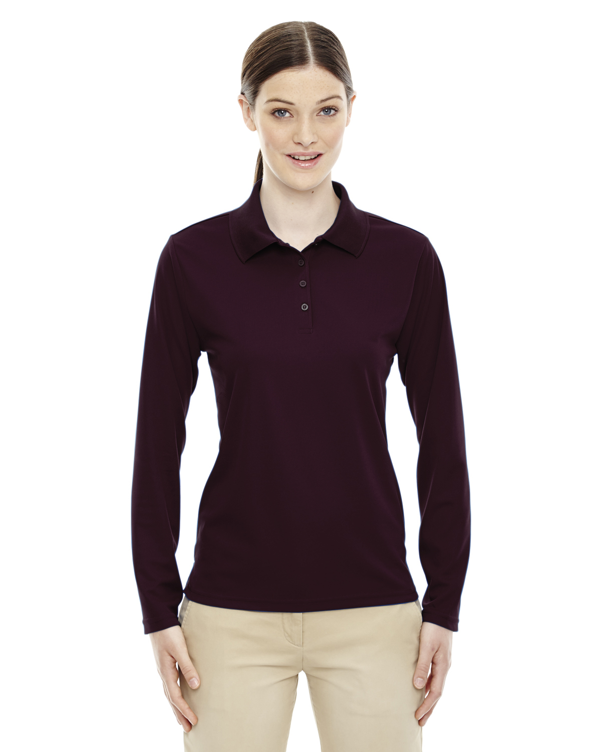 Core 365 Womens UV Protect Performance Long Sleeve Piqué 3XL Polo Shirt B-78192 - Picture 5 of 31