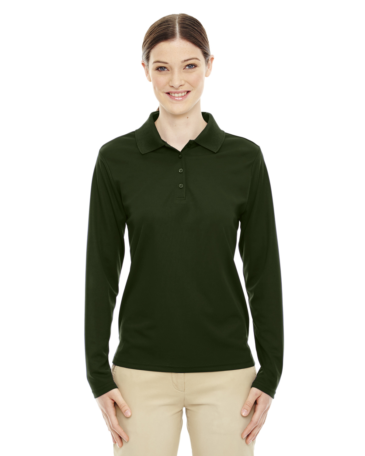 Core 365 Womens UV Protect Performance Long Sleeve Piqué 3XL Polo Shirt B-78192 - Picture 23 of 31