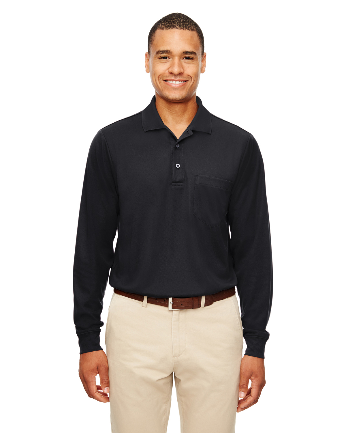 core 365 long sleeve polo