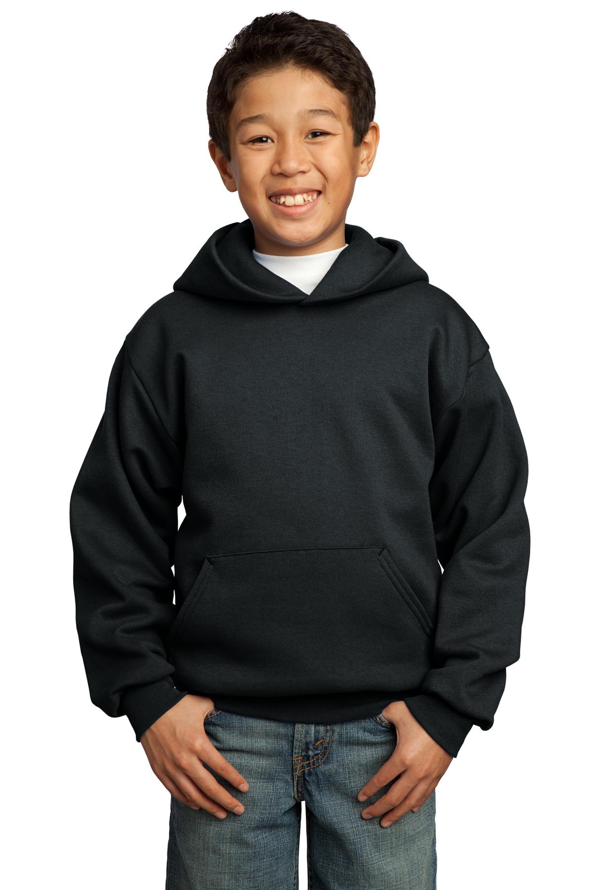 Port & Company Youth Core Fleece Pullover Hooded Sweatshirt M-PC90YH - Picture 12 of 29