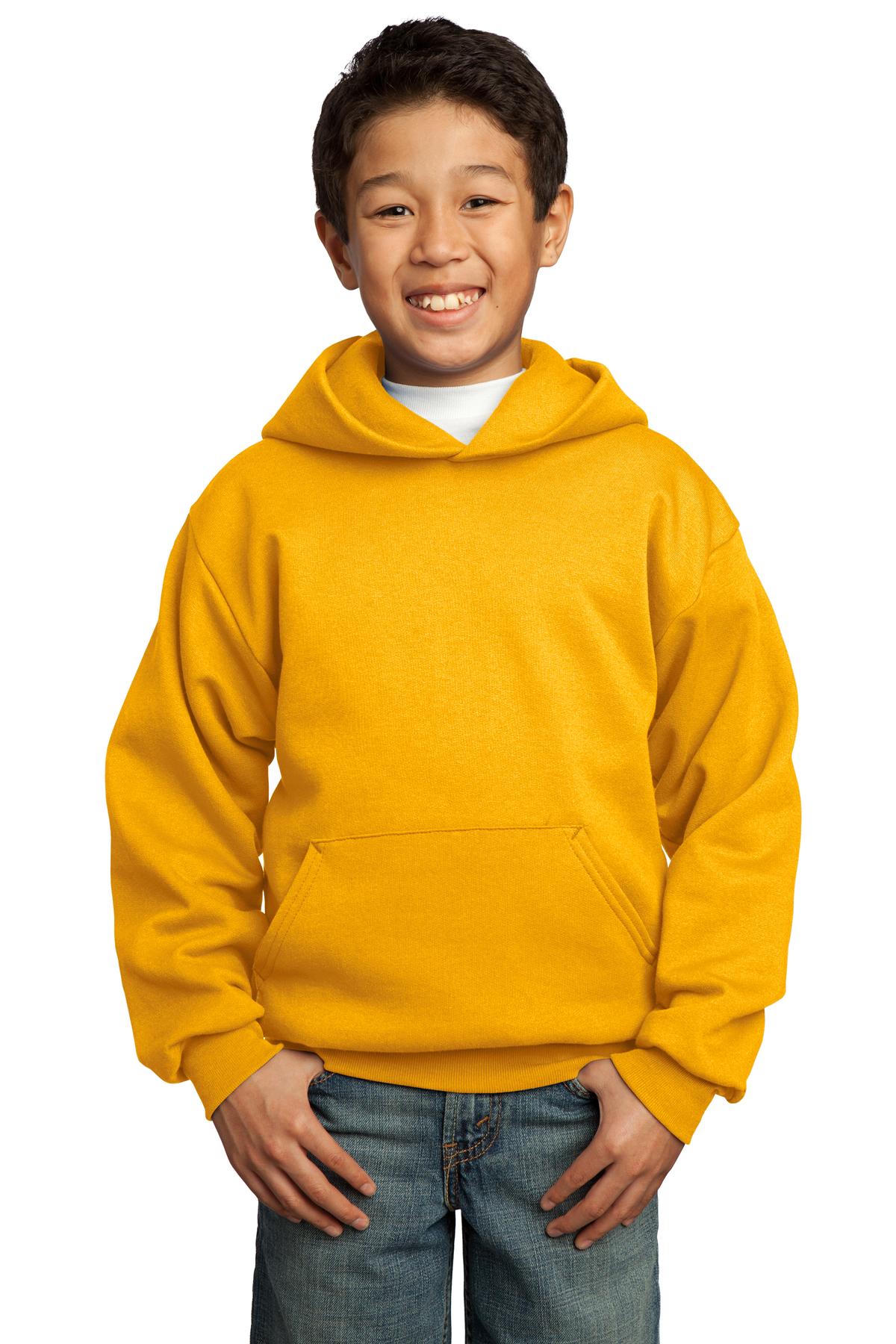 Port & Company Youth Core Fleece Pullover Hooded Sweatshirt M-PC90YH - Picture 10 of 29