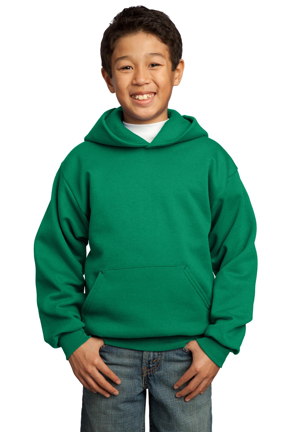 Port & Company Youth Core Fleece Pullover Hooded Sweatshirt M-PC90YH - Picture 13 of 29