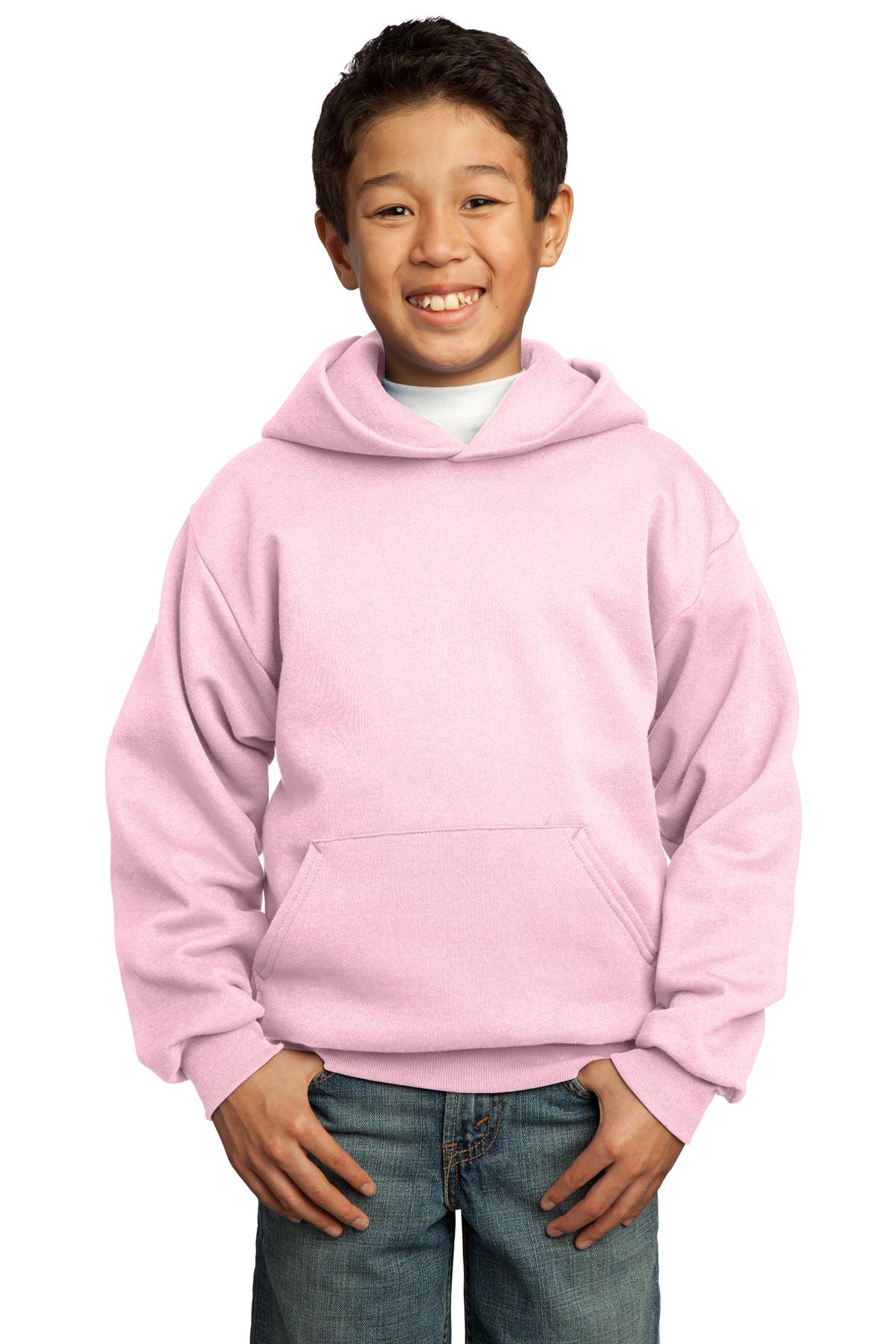 Port & Company Youth Core Fleece Pullover Hooded Sweatshirt M-PC90YH - Picture 23 of 29