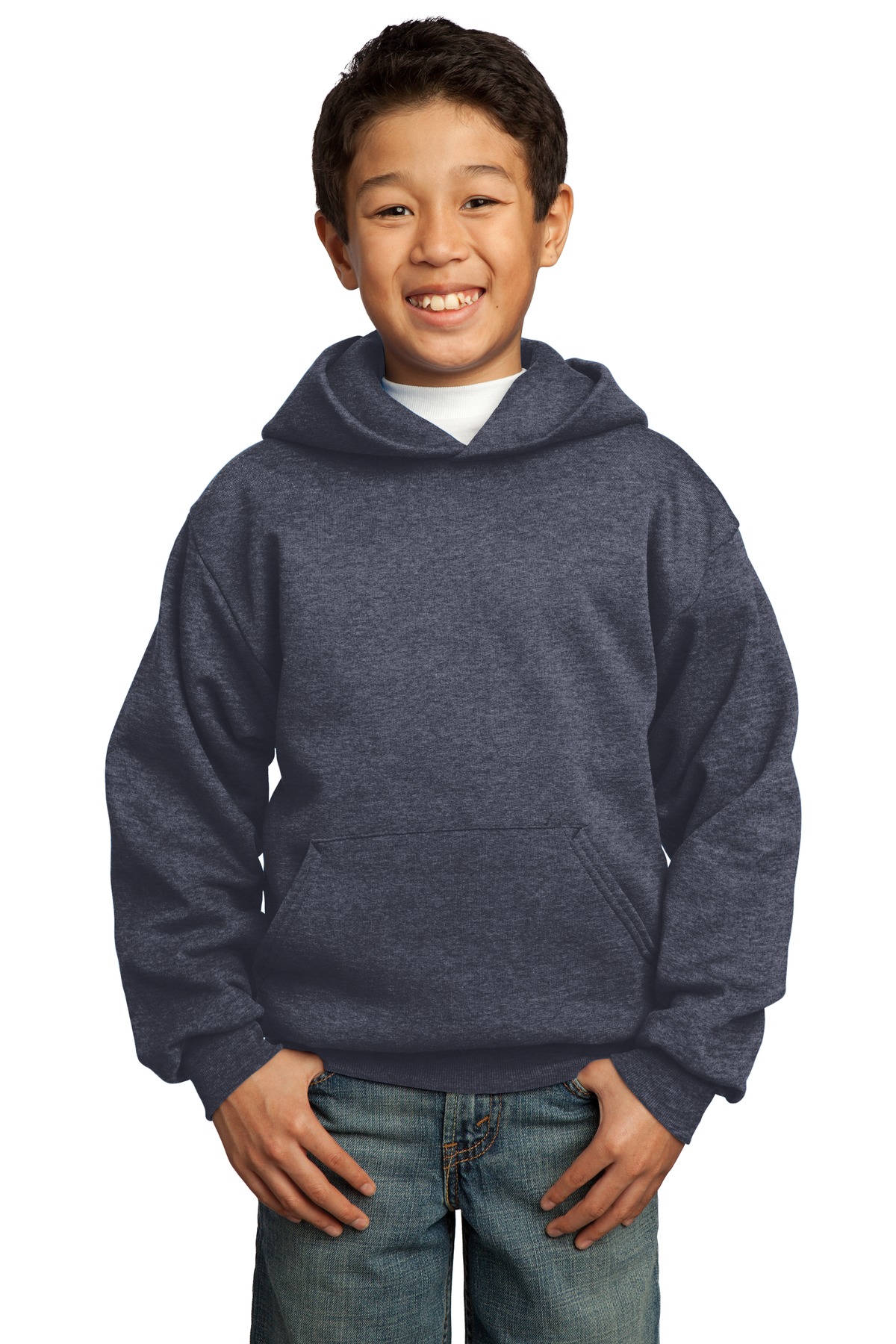 Port & Company Youth Core Fleece Pullover Hooded Sweatshirt M-PC90YH - Picture 11 of 29