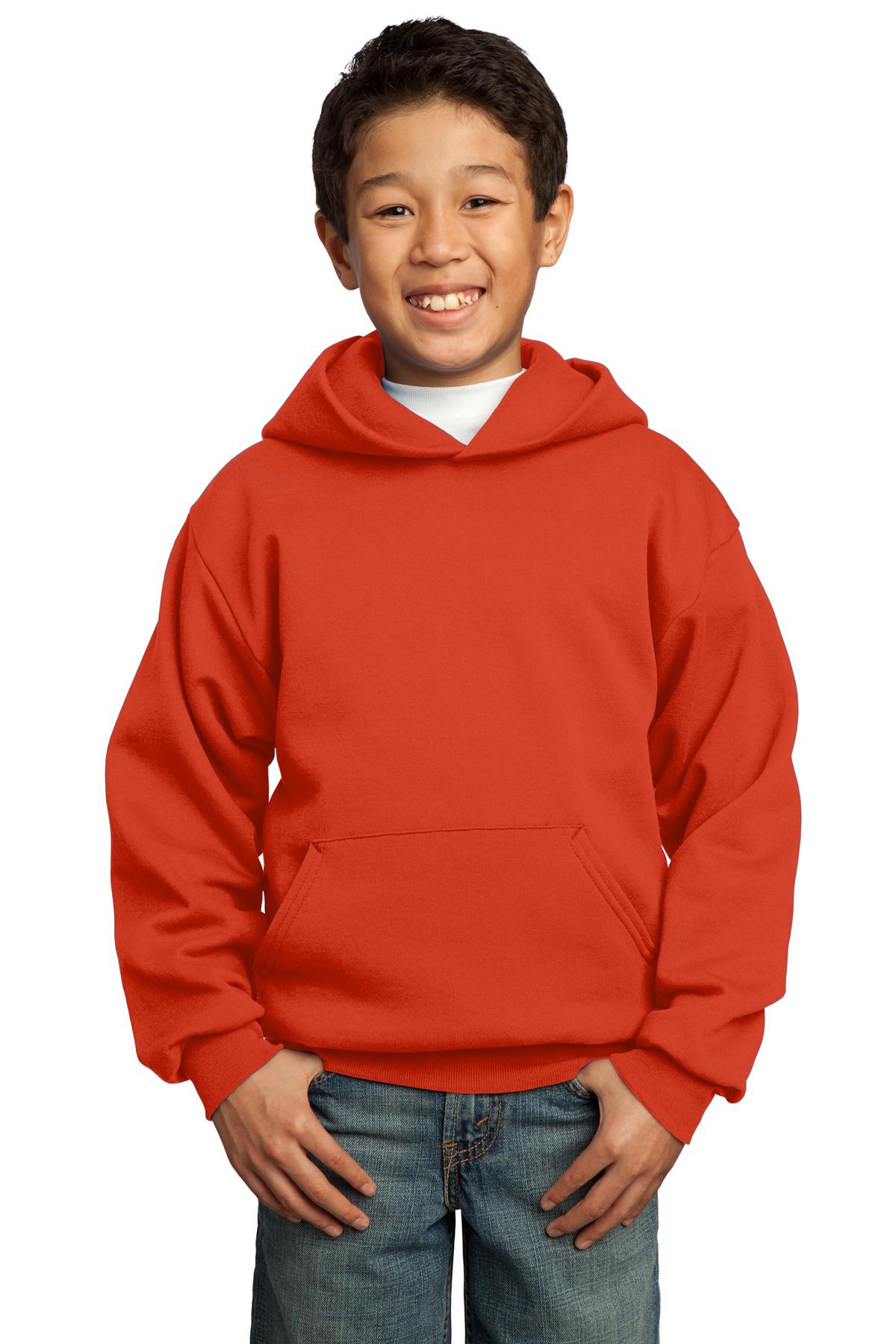 Port & Company Youth Core Fleece Pullover Hooded Sweatshirt M-PC90YH - Picture 22 of 29