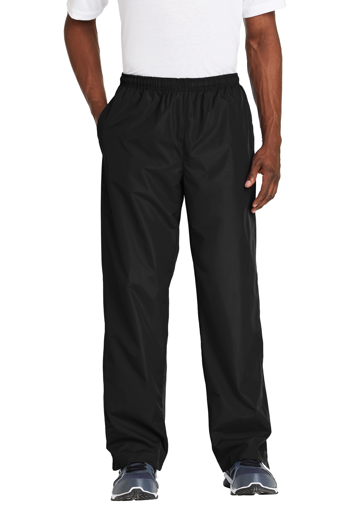 Sport-Tek Mens  Athletic Water Wind Resistant Track Pants With Pockets M-PST74