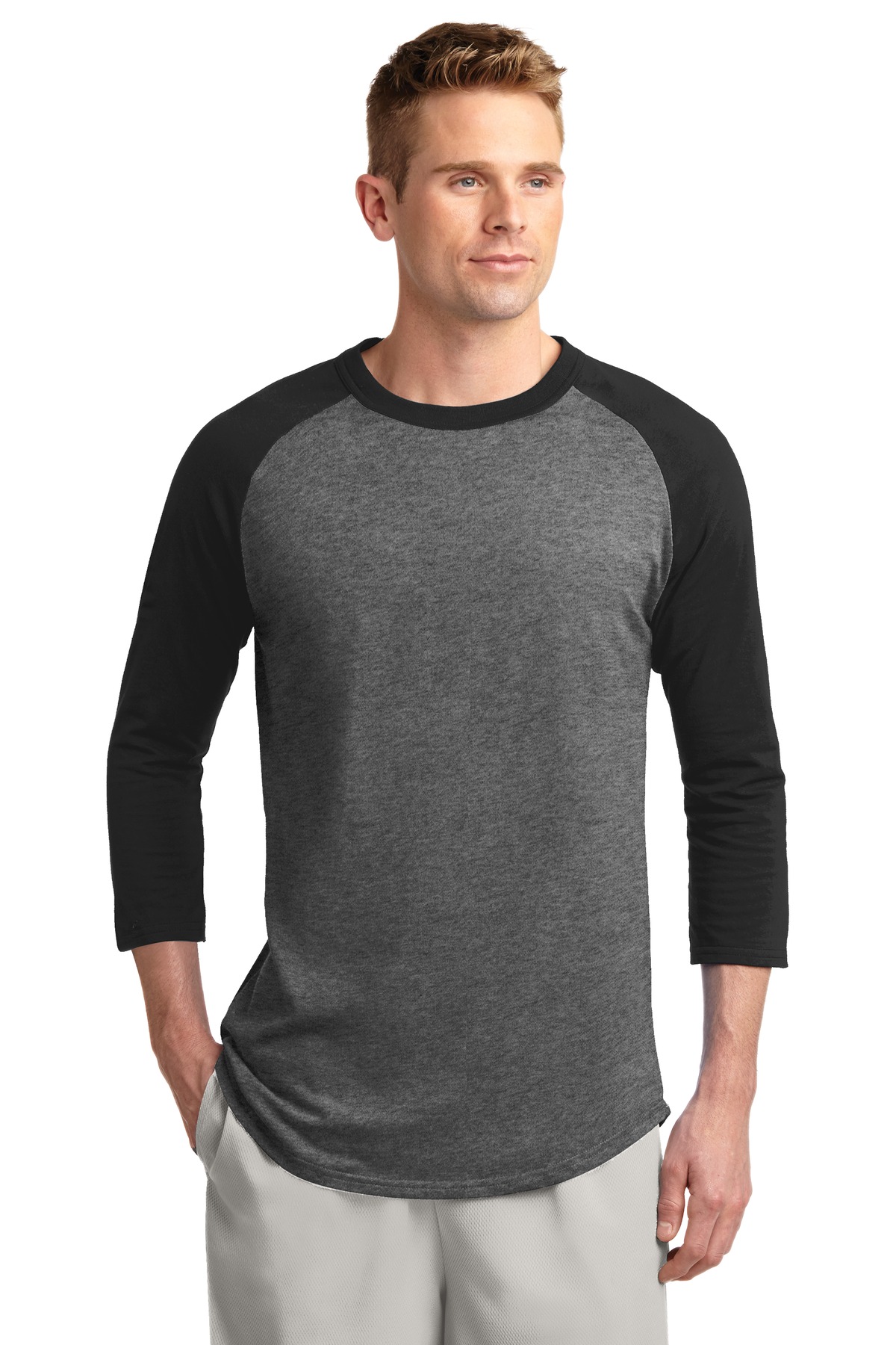 Mens ZZ Top 100% Cotton 3/4 Sleeve Athletic Raglan Sleeves T-Shirt