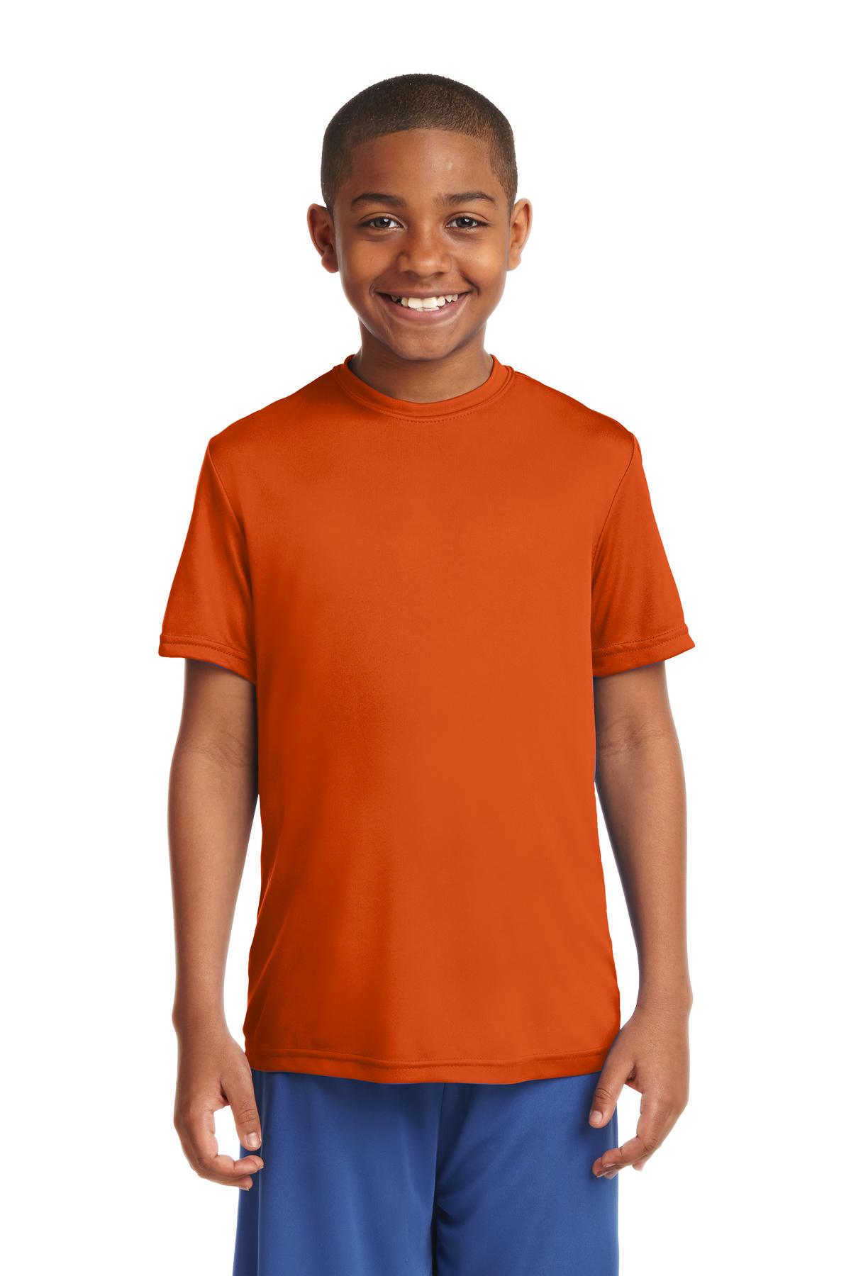 Sport Tek Youth's Dri-Fit PosiCharge Workout S-XL T-Shirt M-YST350 - Picture 8 of 29