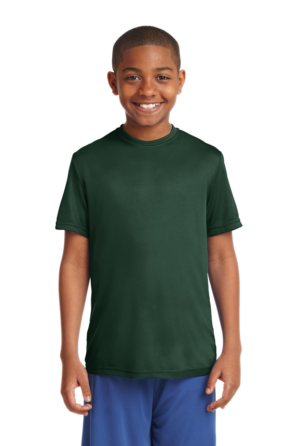 Sport Tek Youth's Dri-Fit PosiCharge Workout S-XL T-Shirt M-YST350 - Picture 9 of 29