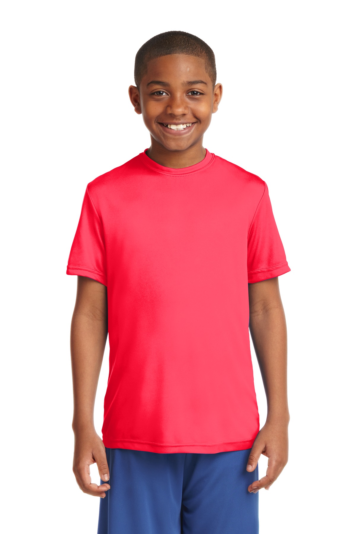 Sport Tek Youth's Dri-Fit PosiCharge Workout S-XL T-Shirt M-YST350 - Picture 12 of 29