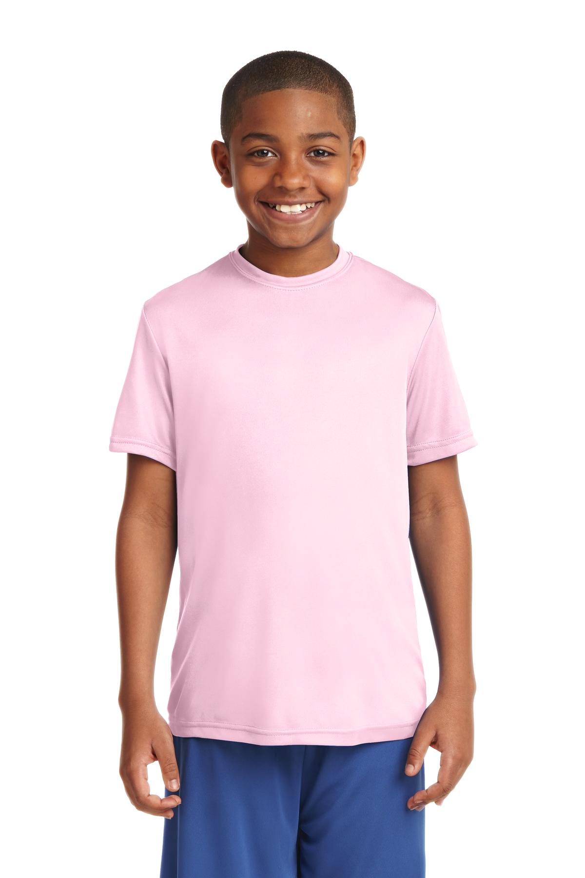 Sport Tek Youth's Dri-Fit PosiCharge Workout S-XL T-Shirt M-YST350 - Picture 15 of 29