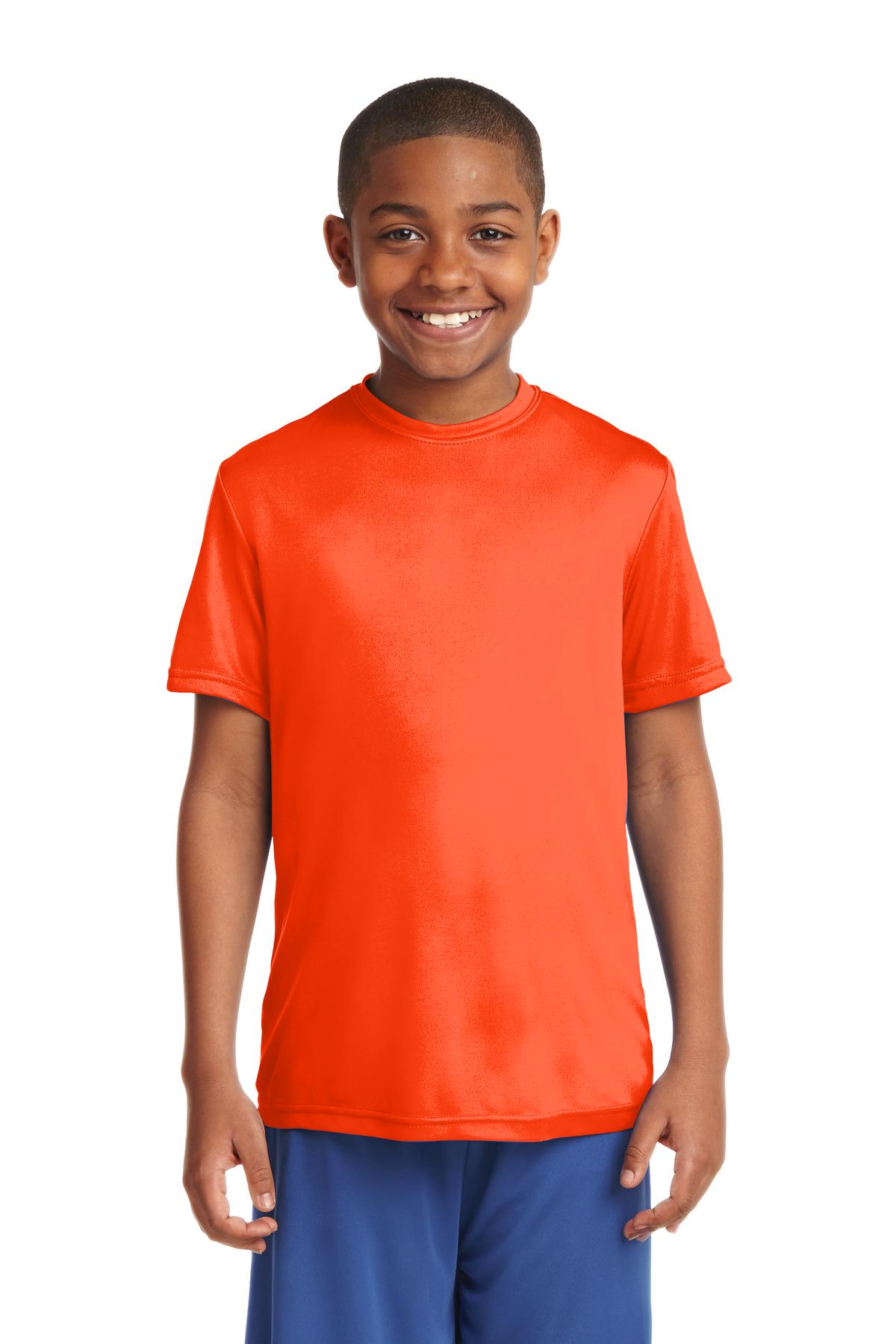 Sport Tek Youth's Dri-Fit PosiCharge Workout S-XL T-Shirt M-YST350 - Picture 18 of 29